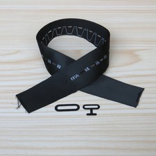 Bow Tie Hardware Size Ribbon Strip Metal T Hook and Eye Ribbon 13 3/4" to 18"