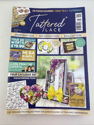 Tattered Lace Magazine Bundle X10, Issues 90-99, Inspiration Education Info VGC. - Imagen 7 de 24