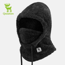 Qunature Balaclava Fleece Windproof Ski Mask Winter Thermal Neck Warmer Hood
