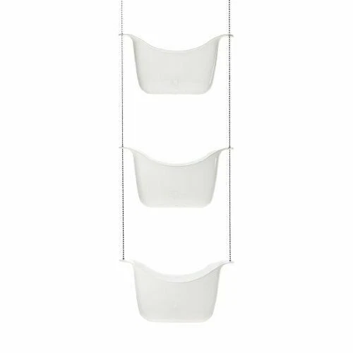 Bañera de metal blanco Umbra Caddies y bandejas