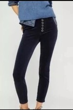 Anthropologie Pilcro Pants Women s Size 26 Navy Blue Corduroy High Rise Skinny