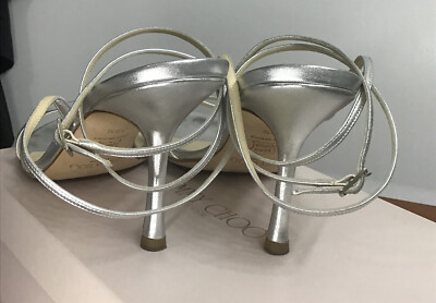 パンプス Jimmy Choo SHOES (SCARLETTMULE50BYK SILVER) Scarlett Mule 50 |Silver Leather Mule | JIMMY CHOO