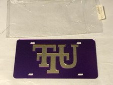 Tennessee Tech University Mirrored Rare License Plate TTU
