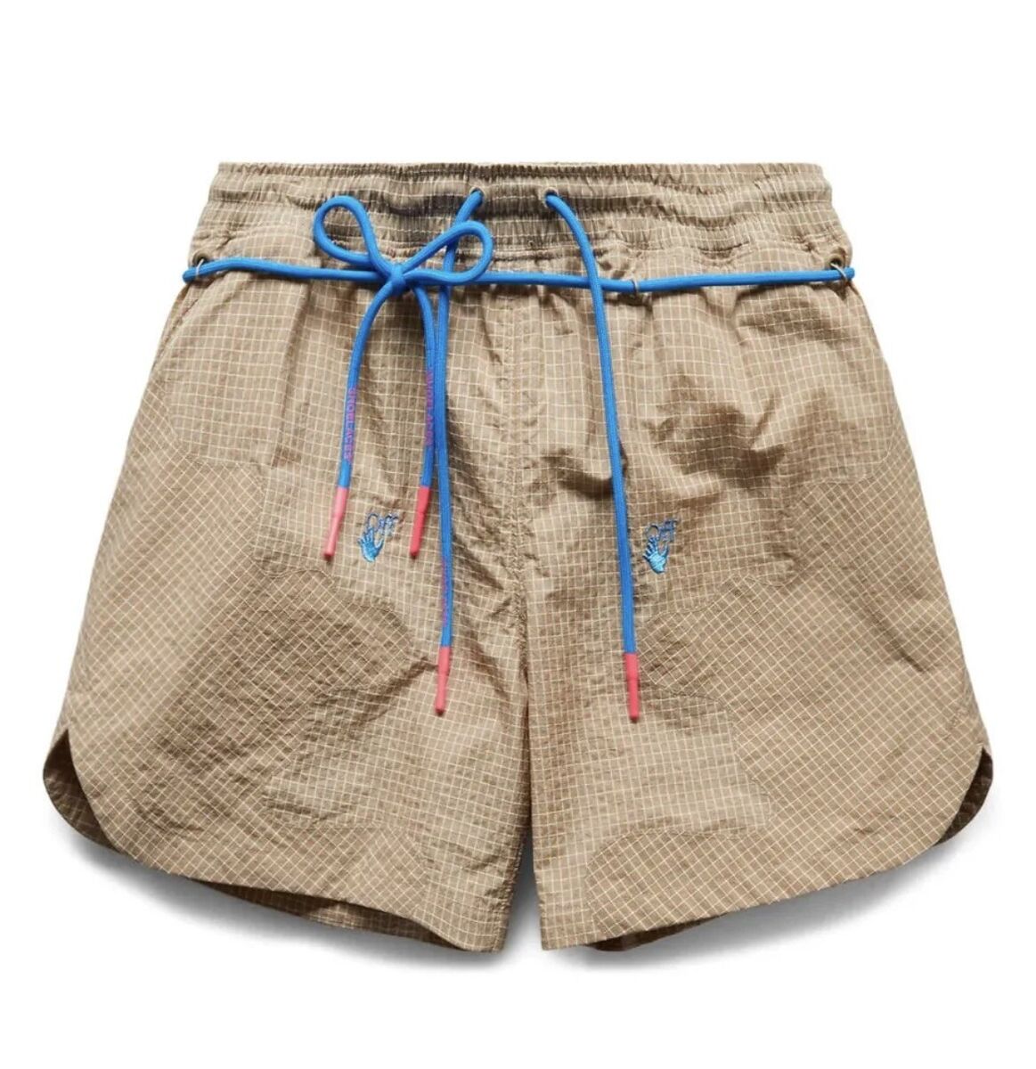 Nike x Off-White 002 Woven Shorts Khaki Size Large w Nike x Off-White 002 Woven Shorts Khaki Size Large w