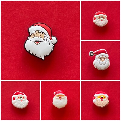 Schuhpin/Shoe Charm WEIHNACHTEN/NIKOLAUS/WEIHNACHTSMANN/SANTA CLAUS/KOPF