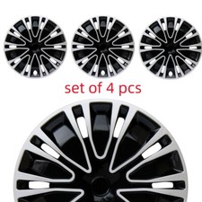 Set Of 4 14 Wheel Cover Full Rim Snap On Hub Cap For 2006-12 Toyota Yaris