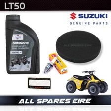 Kit d'entretien quad Suzuki LT50 LT-A50 Quadrunner avec filtre à air, huile e...