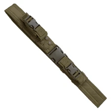 Shooters Gate Tactical QD Web Duty Belt With Dual Utility Pouches, FDE