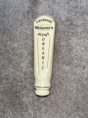 Wolaver's Oatmeal Stout Organic Beer Tap Handle 10''