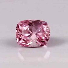 Ceylon Padparadscha Sapphire Cushion 23-25 Ct Natural Certified Loose Gemstone