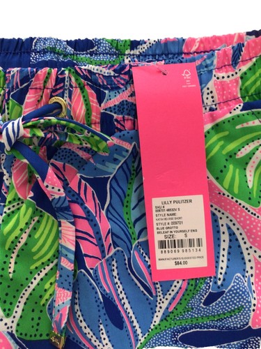 Lilly Pulitzer Katia Short Beleaf In Yourself Color Blue Small NWT In Package - Picture 5 of 10