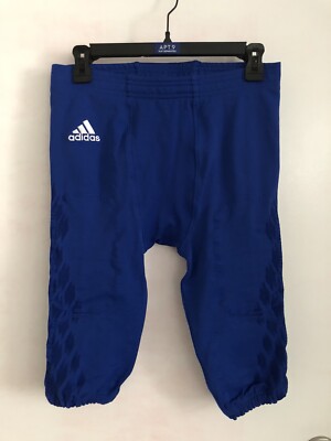 NWT Adidas Boys Youth Size Large Football Pants No Pads Royal Blue