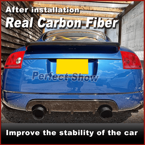 Carbon Heckspoiler Ansatz Passt für Audi TT 8N Spoiler Heckflügel Dachspoiler V6 - Bild 2 von 17