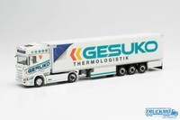 Herpa Gesuko Scania CS20HD KüHlkoffersattelzug 313780