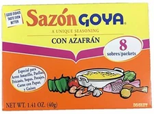 Goya Sazon Con Azafran - 1.41 oz (1 pack)