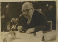 L'Italian Politician Adone Zoli Vintage Silver Print Silver Print