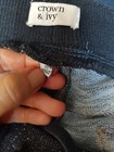 Crown & Ivy Elastic Waist Demin-like Stretch Pants Size Youth 16 — photo 7