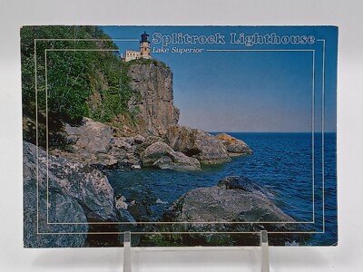 Postcard Split Rock Lighthouse, Lake Superior, Two Harbors, Minnesota