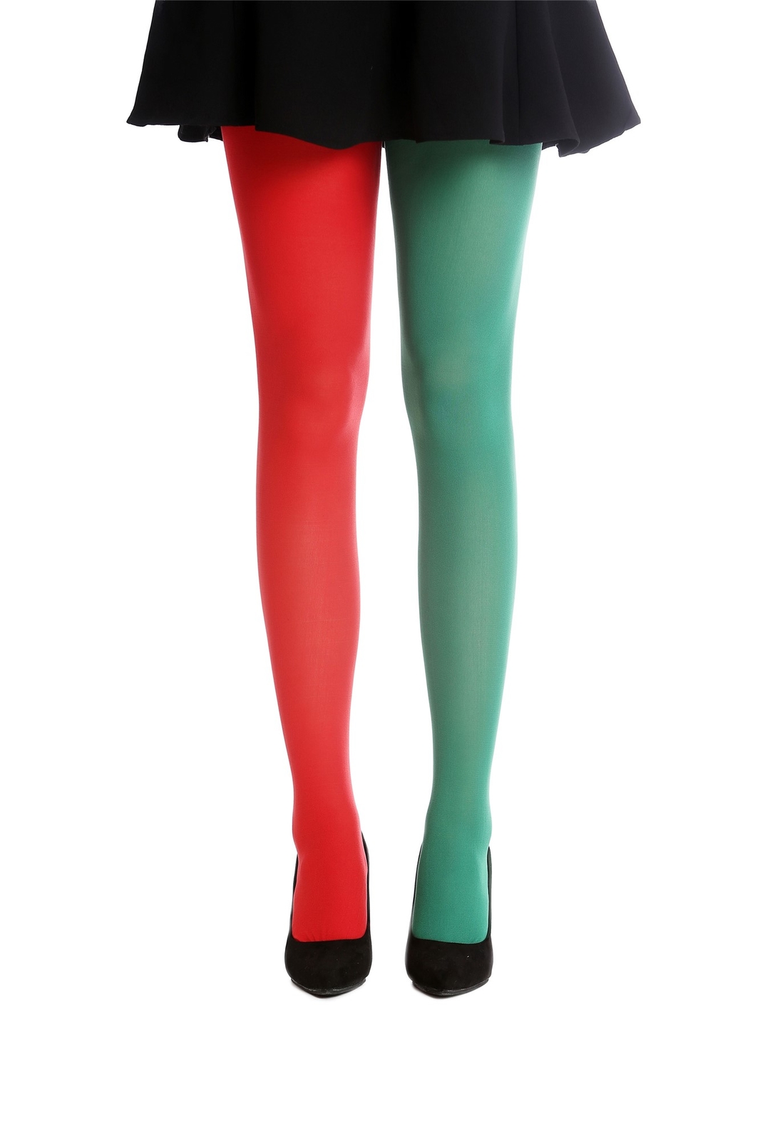 Pantyhose Women's Costume Carnival Halloween Red Green S/M WZ-013GR