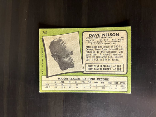 1971 Topps Baseball #1-262. You-Pick Complete-Your-Set. Low Ship. Up to 10% Off - Picture 461 of 501