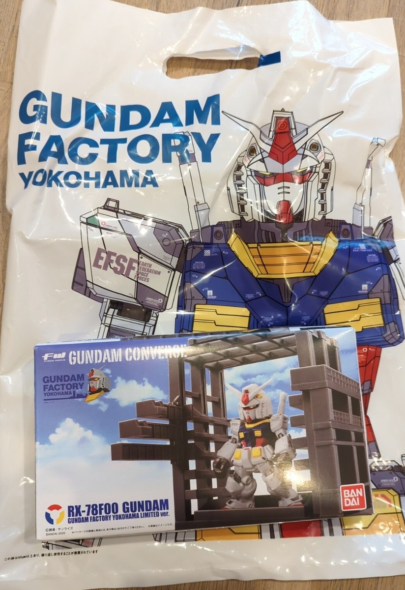 YOKOHAMA Gフレーム ガンダム+FW CONVERGE RX-78F00 食玩 Gフレーム RX-78F00 GUNDAM GUNDAM FACTORY YOKOHAMA