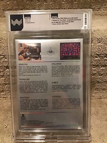 SEALED Ms. Pac-Man WATA 8.5 A+ for Atari 2600, 1988 Vintage Rare Not CGC VGA