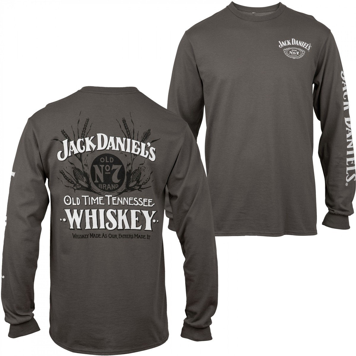 80s Jack Daniel's Old 販売済み No. 7 Tシャツ グレー Jack Daniels
