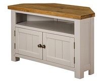 Cotswold Grey Corner Tv Unit/solid Oak Painted Corner Tv/hifi Unit/country Style Cotswold Grey Corner Tv Unit/solid Oak Painted Corner Tv/hifi Unit/country Style