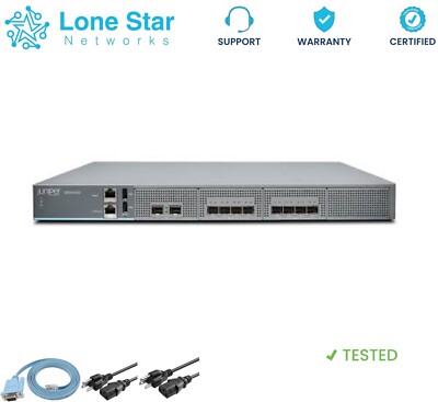 Juniper SRX4100-SYS-JB-AC 8-Port 10G SFP+ Secure Services Gateway Appliance