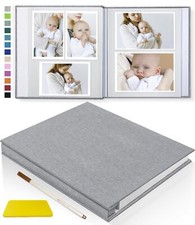 Photo Album Self Adhesive Scrapbook Album for 4x6 5x7 8x10 Pictures DIY Photo...