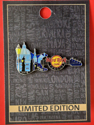 HRC Hard Rock Cafe Prague Prag Lamp Post Series 3 Night Skyline LE800 new