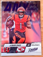Ja'Marr Chase /149 🐯🐯- 2022 Panini Prestige - Any Given Sunday - Bengals