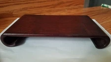 Vintage Chinese Rosewood  Scroll Display Stand 8 inches x 4-3/4 inches