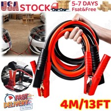 Heavy Duty Power Jumper Booster Cables Commercial Grade Battery 2 Gauge 800 Amp