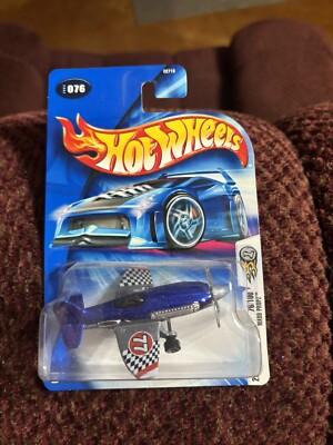 2004 Hot Wheels #76 First Editions MAD PROPZ Blue Gray Variant