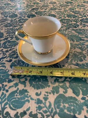 LENOX Lennox Aristocrat Coffee Cup And Saucer :: Unused