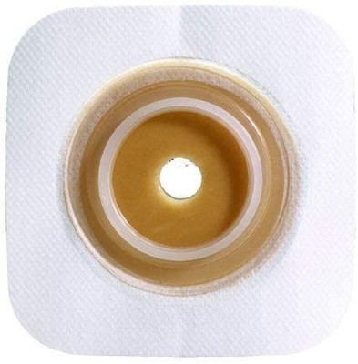 SurFit Natura Barrier 2.25'' Flange 1.5'' Stoma Open Hydrocoll Flat Stomahesive 10