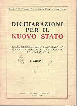 Neuzustandserklärungen erste Gruppe [Library Binding] F. D'a