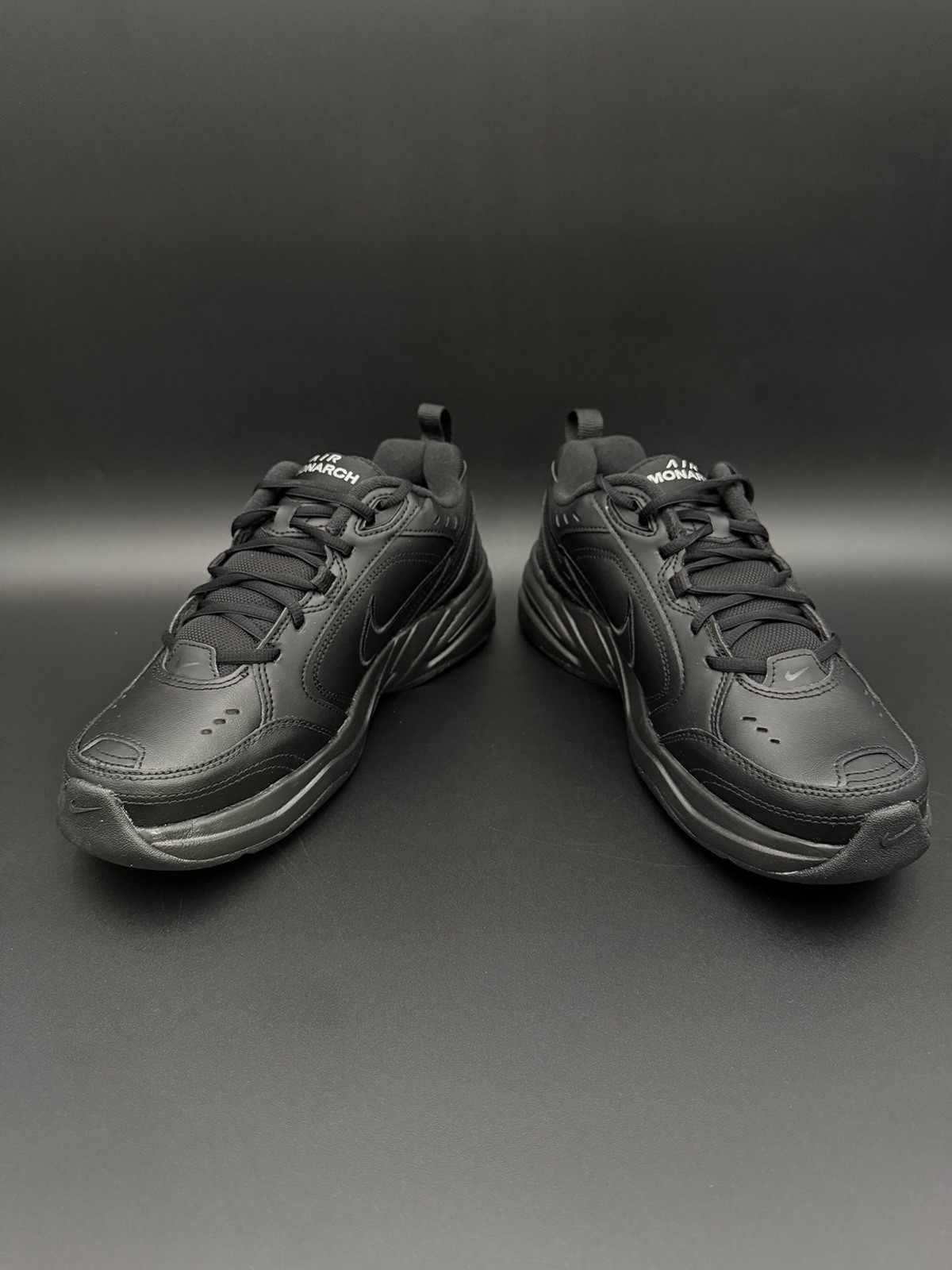 Nike Air Monarch IV Black/Black 415445 001 Medium Width Dad Men's Shoes Comfort thumbnail 3