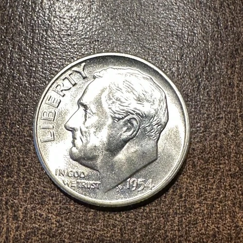 Very Choice BU GEM 1954-S Roosavelt Dime 90% Silver (0.07234 Troy Ounce)