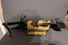 Vintage Tonka Yellow Trencher Backhoe Loader Pressed Steel Toy 22"