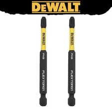 DeWALT Phillips PH3 Screwdriver Bit Set x2 Extreme FlexTorq Impact 89mm Insert