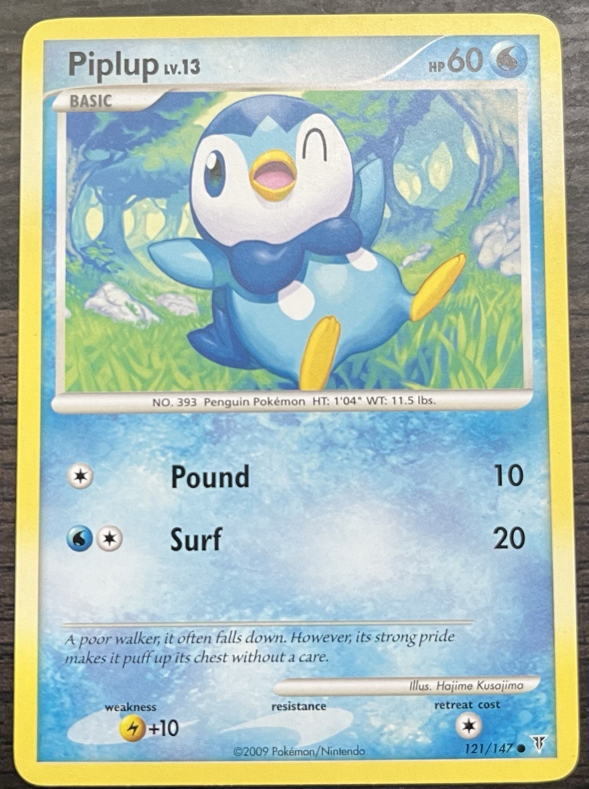 Piplup 121/147 Pokemon TCG Platinum Supreme Victors Regular NEAR MINT NM
