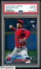 2018 Topps Chrome Update #HMT1 Shohei Ohtani Angels RC Rookie PSA 10