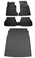 Gummi Fußmatten Kofferraumwanne für 5er BMW E60 Limousine 03-2010 Gummimatten
