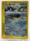 2002 Expedition Blastoise Holo Swirl Rare 4/165 WOTC E-Reader Series Pokemon