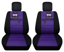 Front Set Bucket Seat Covers Fits 1998 To 2025 Subaru Forester Owl Design