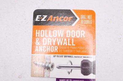 (25-Pk) E-Z Ancor Drywall & Stud Anchors Alloy Steel 40LBS 25225
