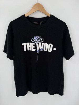 Vlone Pop Smoke THE WOO Graphic  T-Shirt Black Size XL USA Made