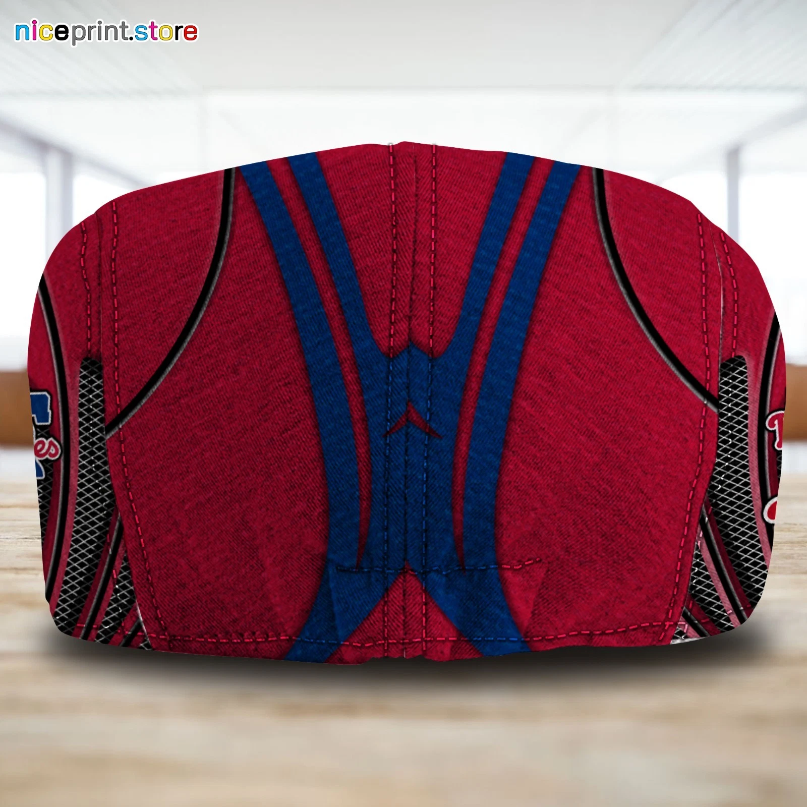 Philadelphia Team Phillies Jeff Cap Custom Jeff Cap Driving Cap Golf Cap